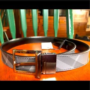 Men’s Burberry reversible belt